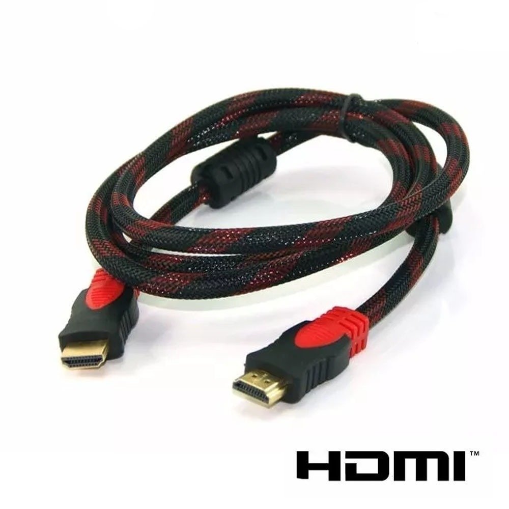 CABLE HDMI-HDMI 1.5mt V1.4 1080P - FILTROS. CONECTORES DORADOS - NSCAHD2